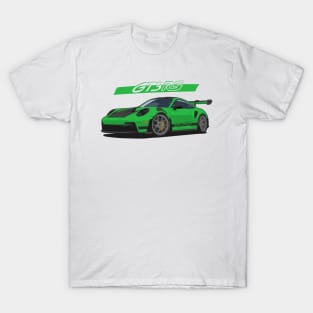 car 911 gt3 rs green T-Shirt